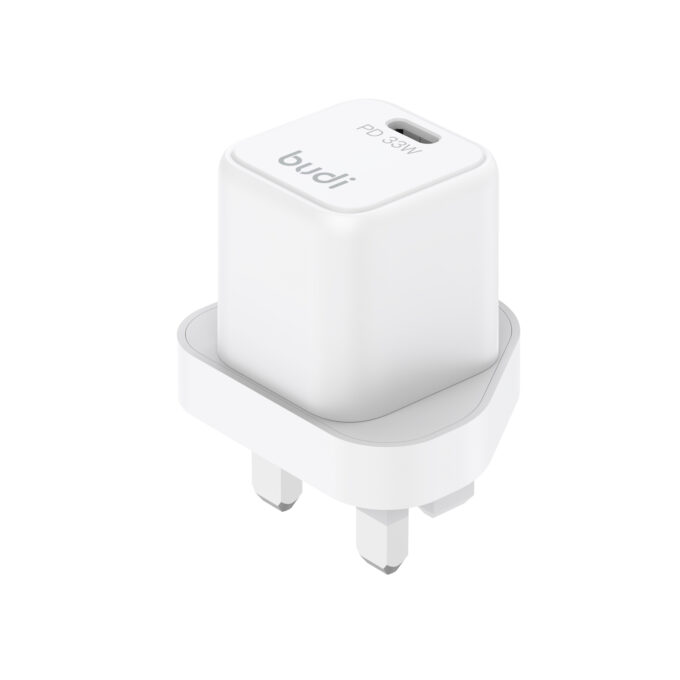 budi AC018UW 33W USB-C PD Mini GaN Wall Charger - Image 4
