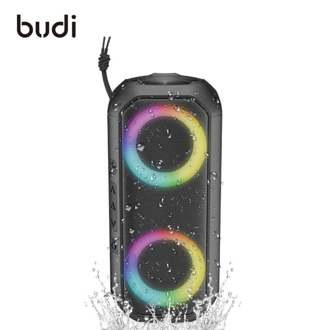 budi 幻彩動態LED防水藍牙無線喇叭 SP08B
