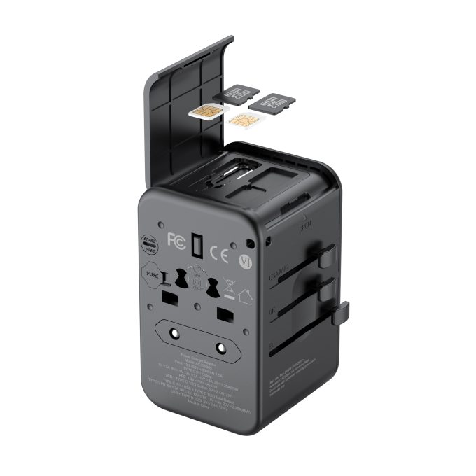 budi 5端口 USB 65W GAN氮化鎵充電旅行轉換器 AC355B65：圖片 9