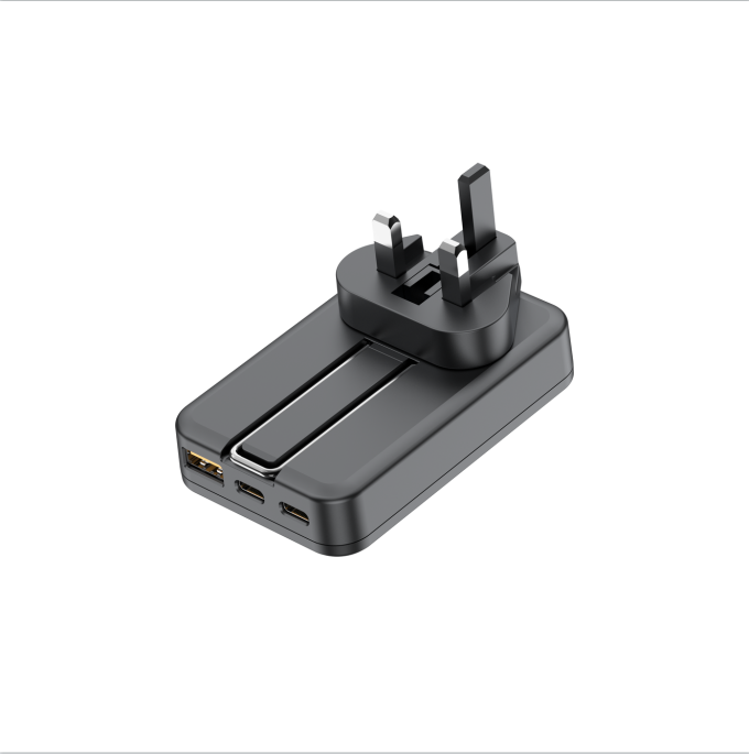 budi 3位 USB 五合一 無線PD QC 旅行快速充電器 AC336WSB：圖片 6