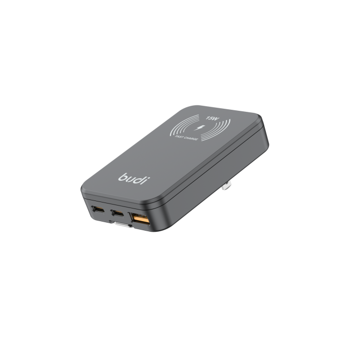 budi 3位 USB 五合一 無線PD QC 旅行快速充電器 AC336WSB：圖片 12