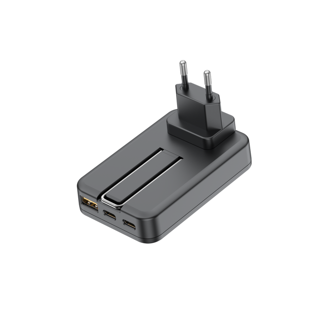 budi 3位 USB 五合一 無線PD QC 旅行快速充電器 AC336WSB：圖片 5