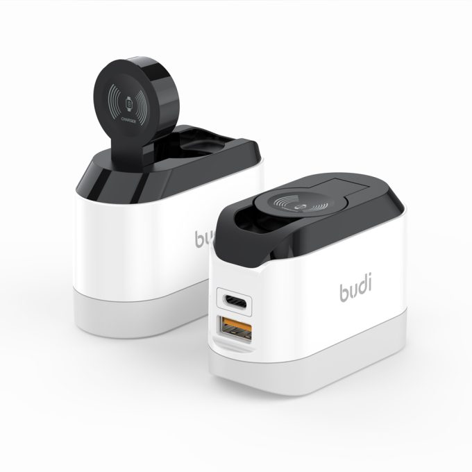 budi 2位USB 蘋果手錶 二合一 PD QC 快速充電器 AC330WUW：圖片 5