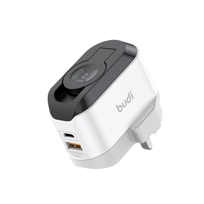 budi 2位USB 蘋果手錶 二合一 PD QC 快速充電器 AC330WUW：圖片 4
