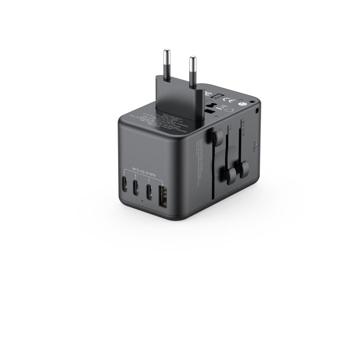budi 5端口 USB 65W GAN氮化鎵充電旅行轉換器 AC355B65：圖片 4