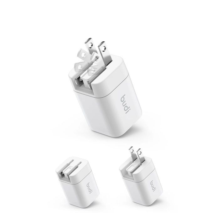 budi 2位 USB 33W GaN 氮化鎵 旅行高速充電器 AC016RSW：圖片 5