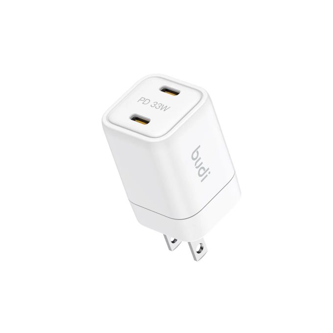 budi 2位 USB 33W GaN 氮化鎵 旅行高速充電器 AC016RSW：圖片 11