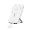 budi 10000mAh  PD QC 錶充 磁吸無線充 三合一流動充電器 PB806W 白色