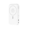budi 10000mAh  PD QC 錶充 磁吸無線充 三合一流動充電器 PB806W 白色：圖片 5