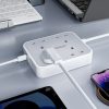 TESSAN 3端口USB+4位英規拖板 2米線長 TS-202-C：圖片 4