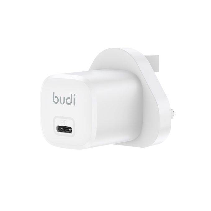 budi AC017UW 20W USB-C PD 迷你壁式充電器