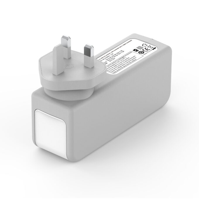 budi 4端口 USB 帶定時掣旋轉插頭快速充電器 M8J301TU：圖片 2