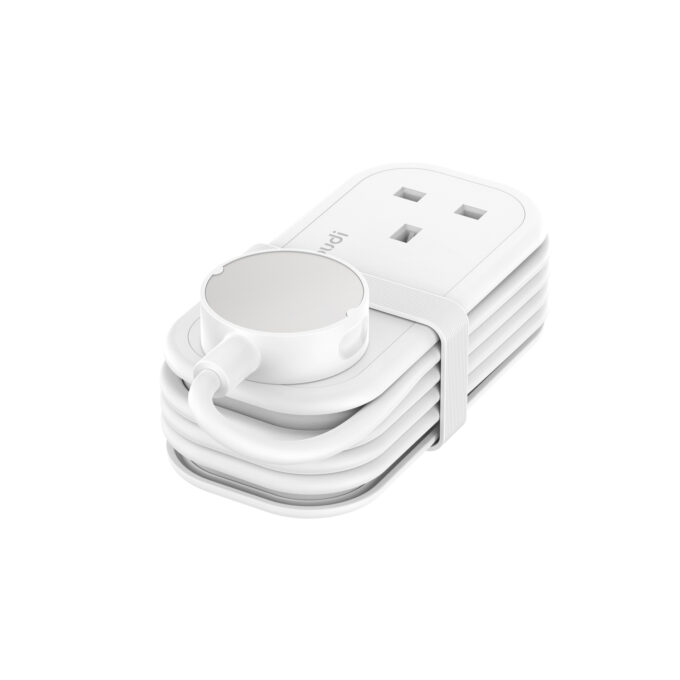 budi 2-Socket AC with 3-Port PD QC Fast Charging Power Strip AC303UW - Image 2