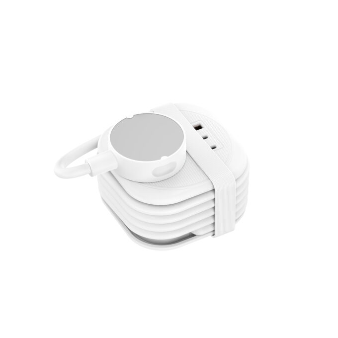 budi 1-Socket AC with 3-Port PD QC Fast Charging Power Strip AC307UW - Image 10